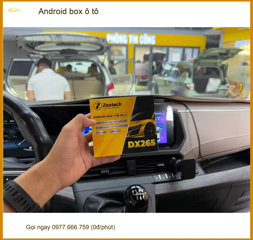 Anh Huy lắp Android box ô tô cho Honda CRV tại Cần Giờ để giải trí ảnh thực tế 4