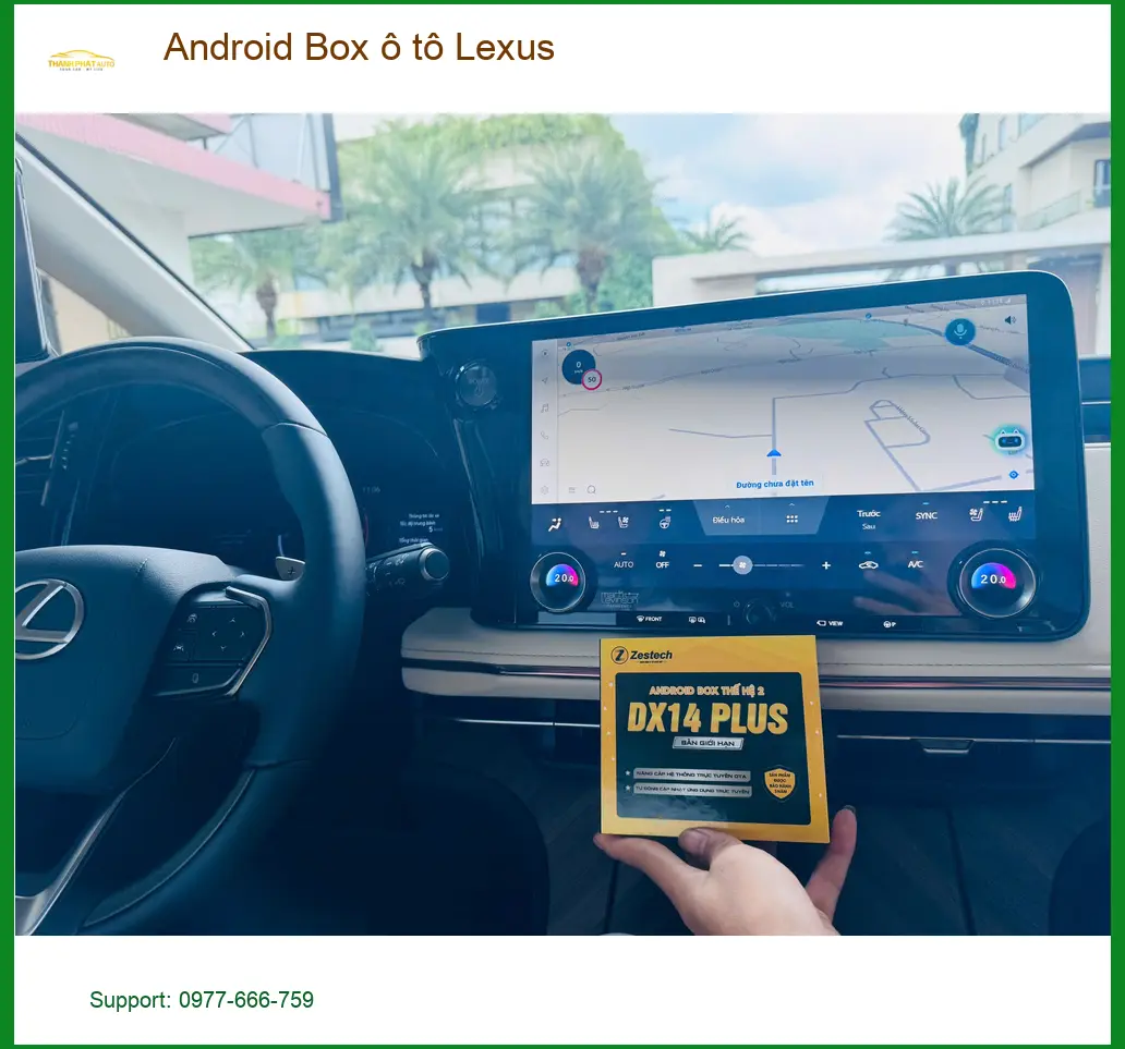 Anh Tùng lắp Android Box cho Lexus RX 350 Quận Phú Nhuận tiện xem giải trí