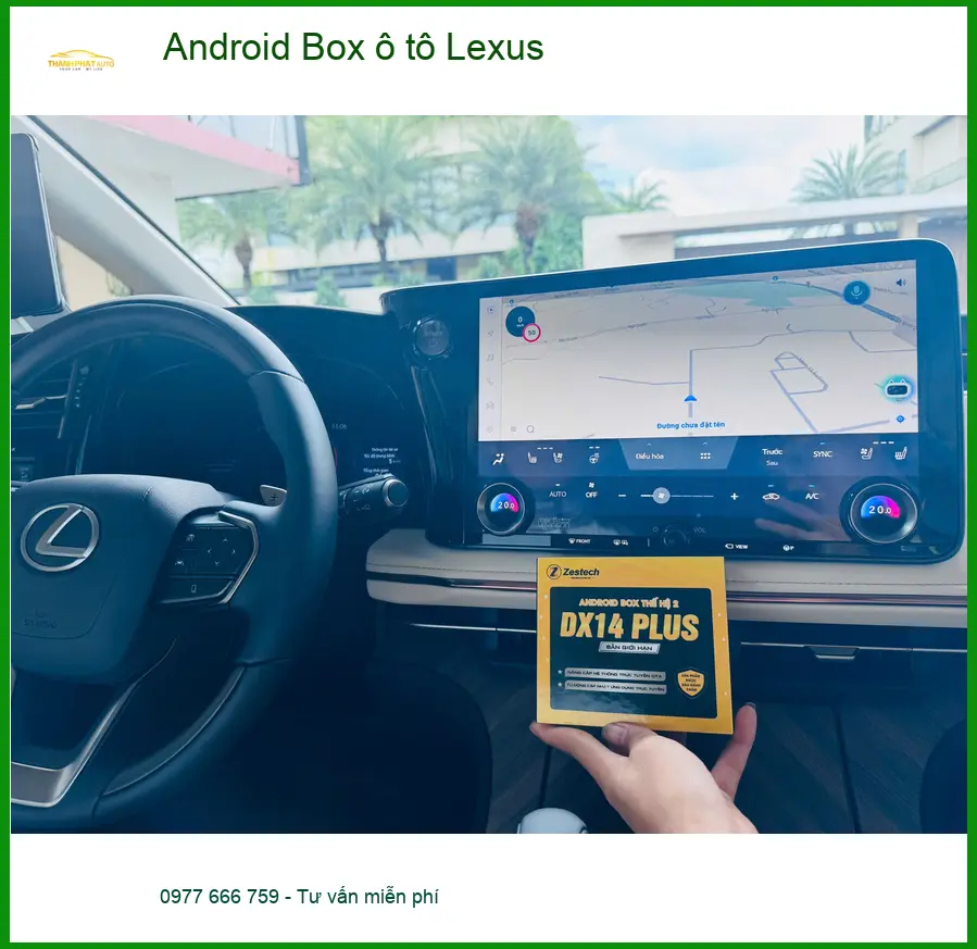Anh Tùng lắp Android Box cho Lexus RX 350 Quận Phú Nhuận tiện xem giải trí ảnh thực tế 2