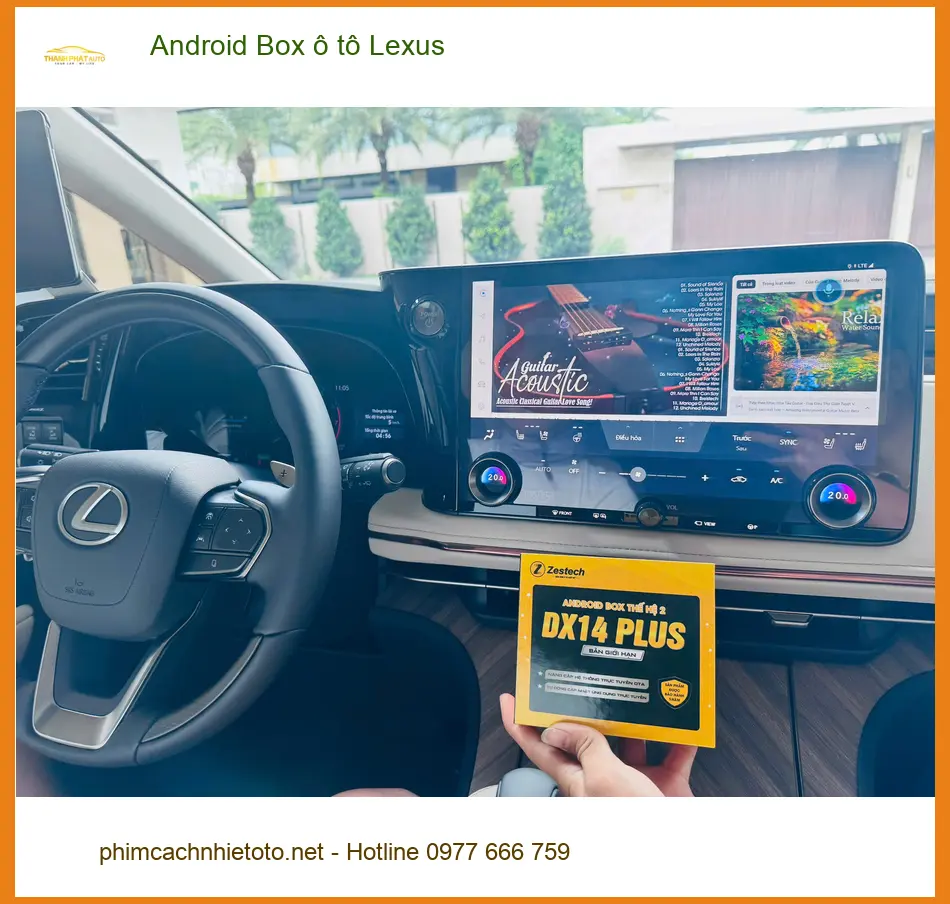 Anh Tùng lắp Android Box cho Lexus RX 350 Quận Phú Nhuận tiện xem giải trí ảnh thực tế 5