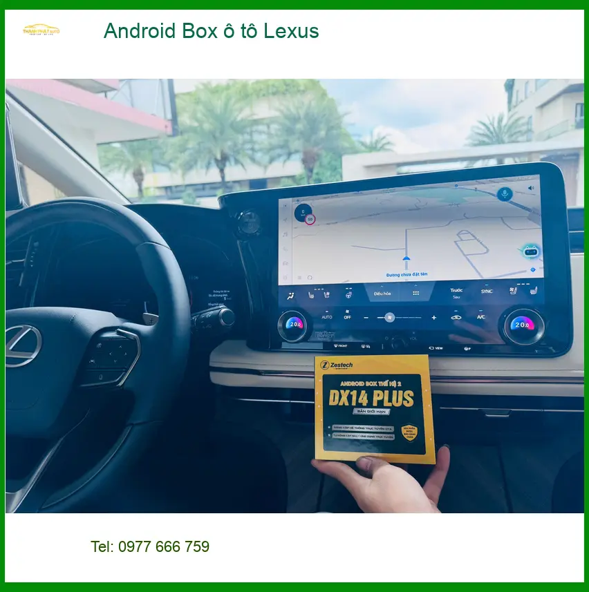 Anh Vĩnh lắp Android Box ô tô Lexus tại Củ Chi để giải trí và dẫn đường tiện lợi ảnh thực tế 4