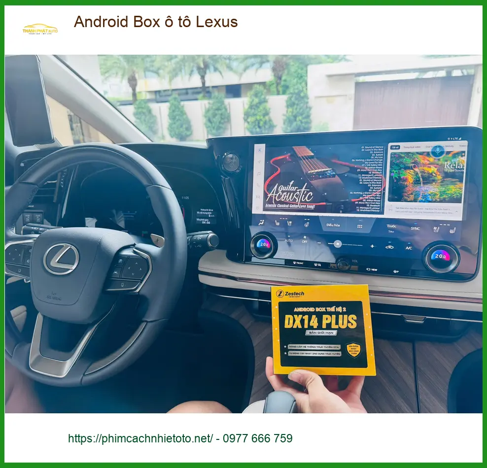 Bác Cường lắp Android Box ô tô cho Lexus để nâng cấp trải nghiệm giải trí tại Hóc Môn