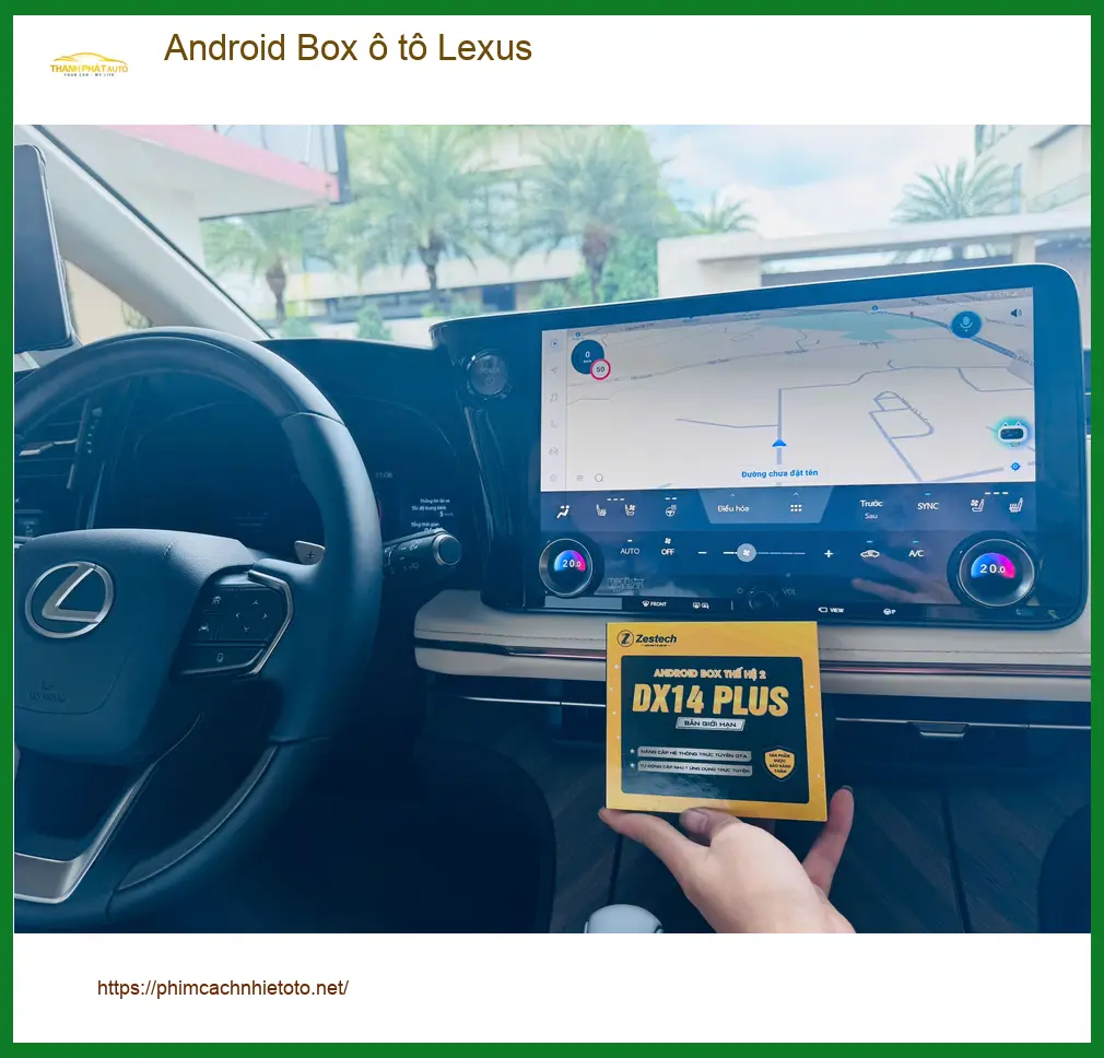 Bác Cường lắp Android Box ô tô cho Lexus để nâng cấp trải nghiệm giải trí tại Hóc Môn ảnh thực tế 4