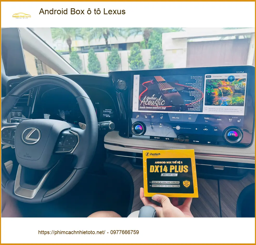Anh Minh lắp Android Box ô tô cho Lexus RX350 ở Quận 2 để nâng tầm giải trí và tiện ích ảnh thực tế 3