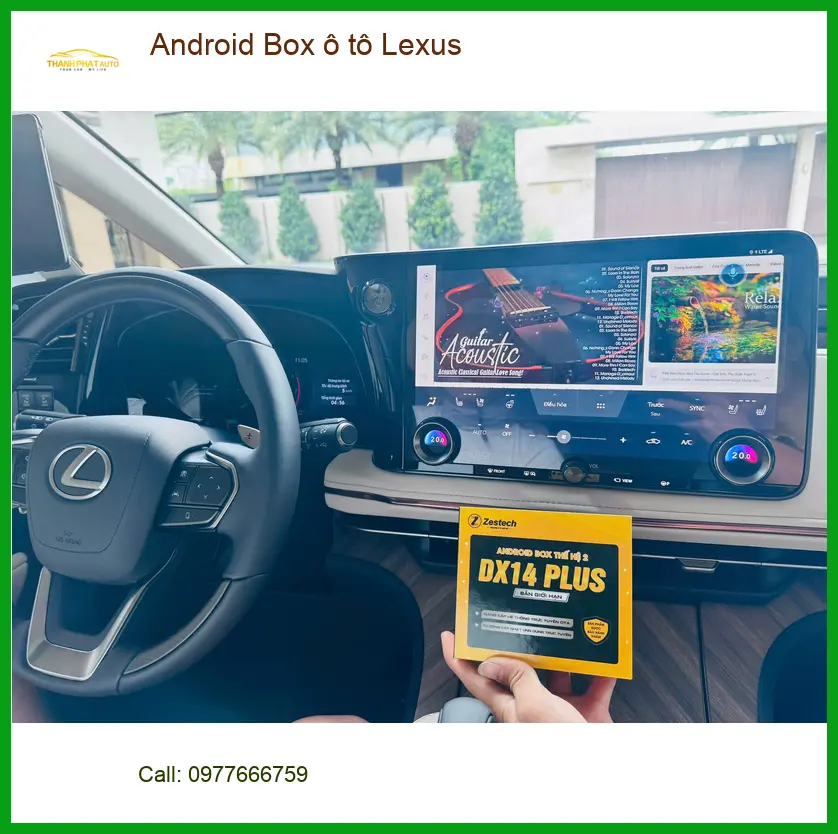 Anh Minh lắp Android Box ô tô cho Lexus RX350 ở Quận 2 để nâng tầm giải trí và tiện ích ảnh thực tế 4