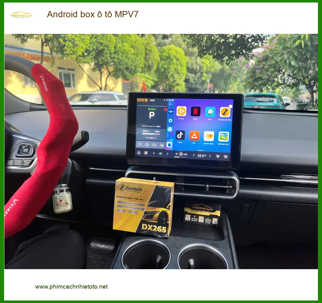 Anh Lâm lắp Android box MPV7 cho Suzuki XL7 tại Cần Giờ để xem YouTube