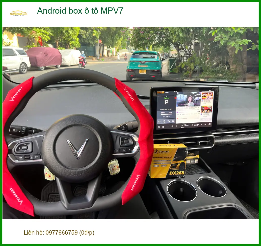 Chị Thảo lắp Android box ô tô MPV7 cho Hyundai Custin Quận 8 giải trí