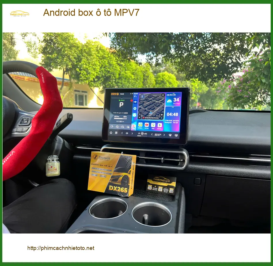 Anh Lâm lắp Android box MPV7 cho Suzuki XL7 tại Cần Giờ để xem YouTube ảnh thực tế 4