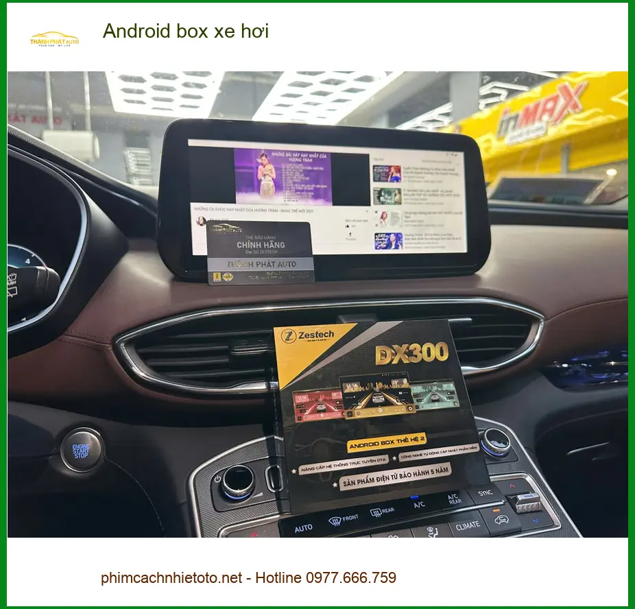 Anh Duy lắp Android Box xe hơi cho Honda CRV tại Quận Bình Chánh ảnh thực tế 2