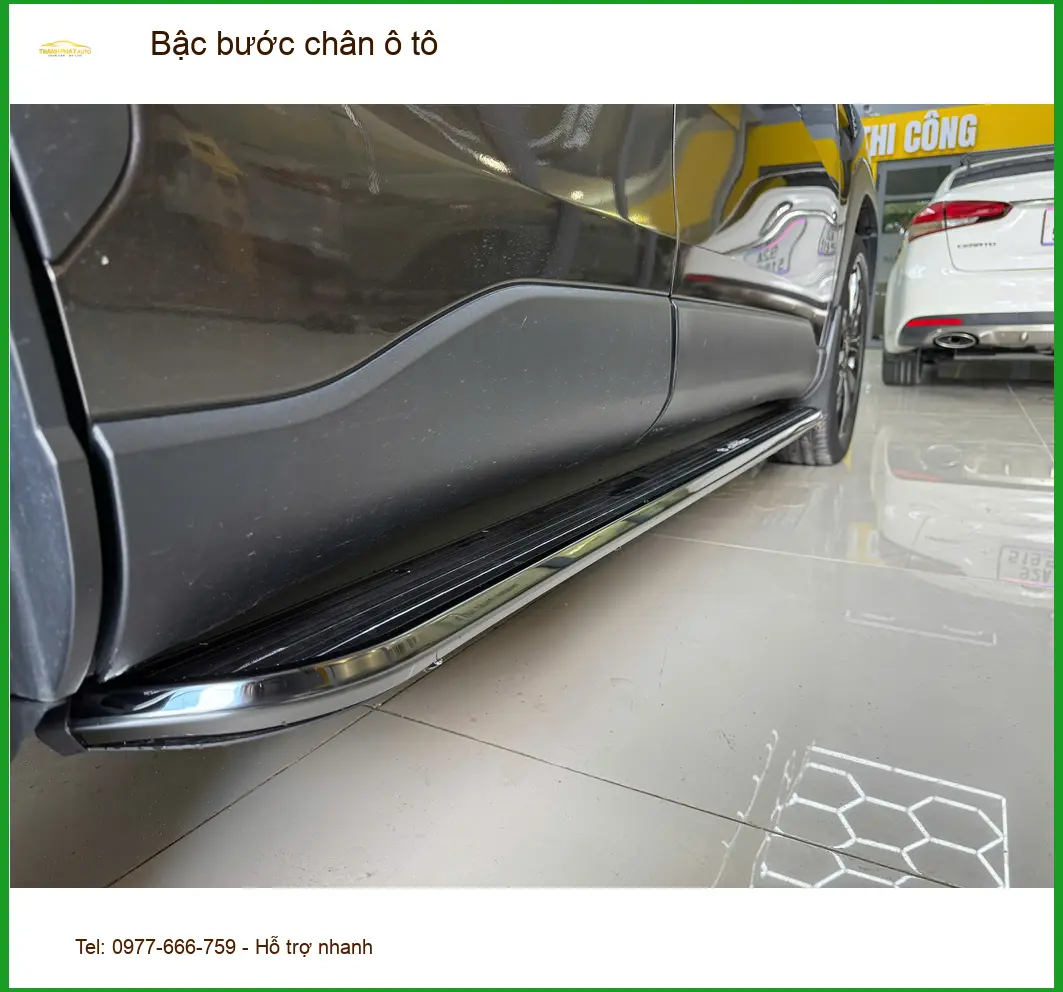 Chị Thảo lắp bậc bước chân ô tô Mazda CX-5 tại Hóc Môn cho con nhỏ dễ lên xuống xe ảnh thực tế 5