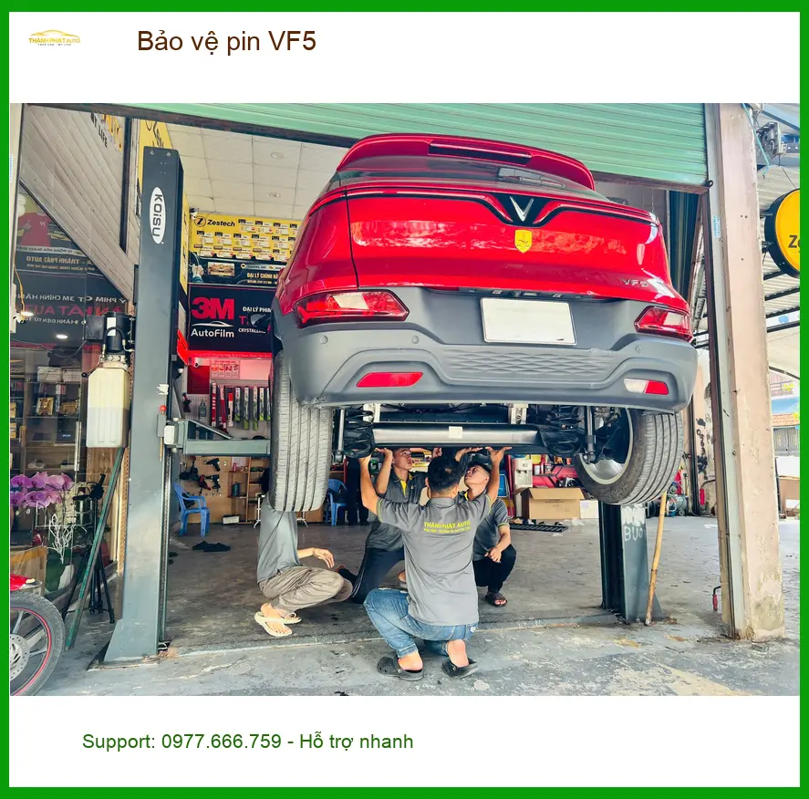 Chị Thanh bảo vệ pin VinFast VF5 tại Quận 4 để xe bền bỉ hơn ảnh thực tế 2