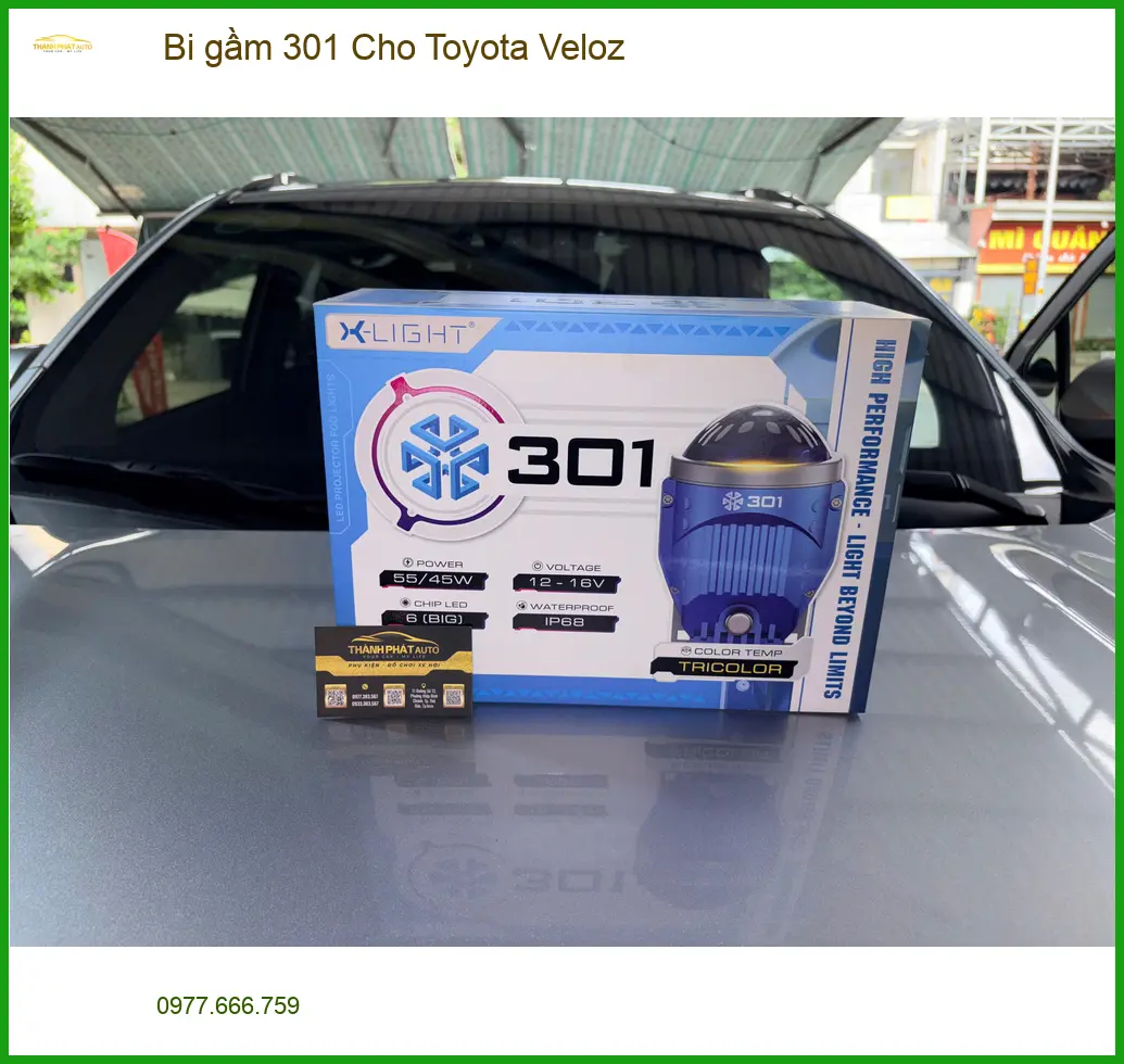 Anh Minh độ bi gầm 301 cho Toyota Veloz tại Quận Thủ Đức để tăng sáng ảnh thực tế 4