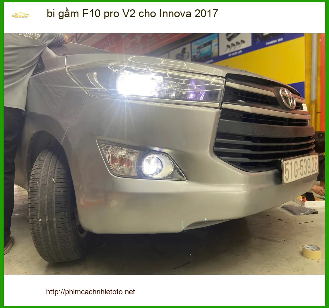 Anh Khang lắp bi gầm F10 pro V2 cho Innova 2017 tại Quận 1 ảnh thực tế 3
