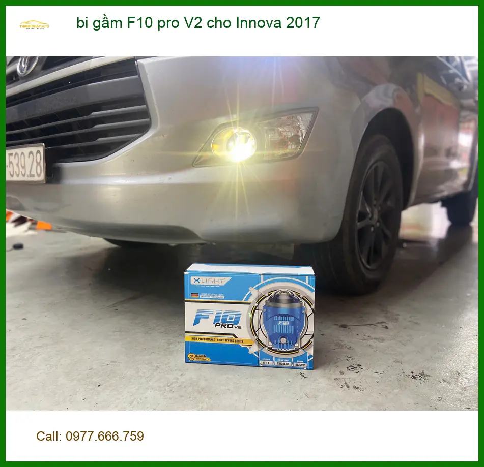 Anh Khang lắp bi gầm F10 pro V2 cho Innova 2017 tại Quận 1 ảnh thực tế 5