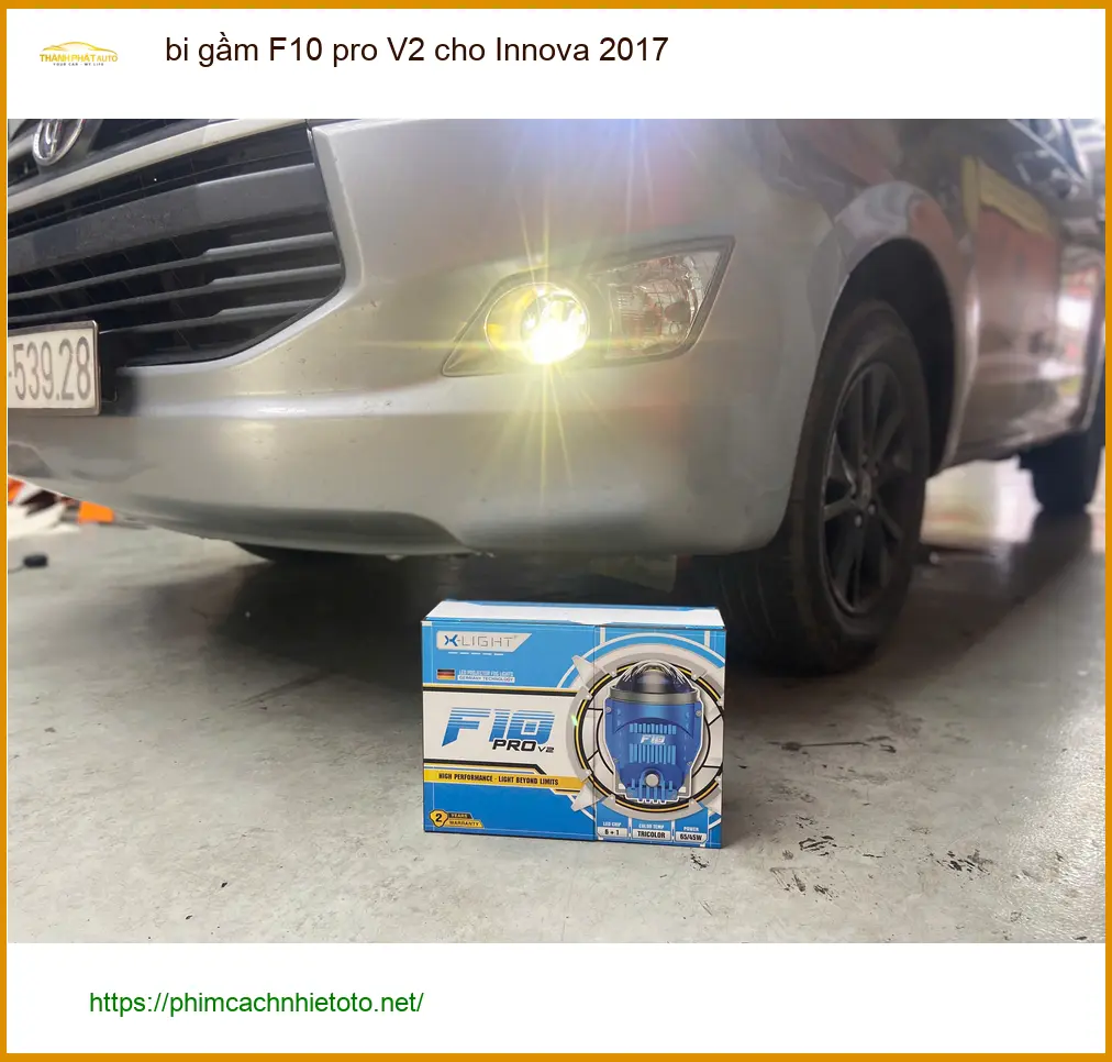 Anh Hoàng lắp bi gầm F10 pro V2 cho Innova 2017 tại Tân Bình ảnh thực tế 2
