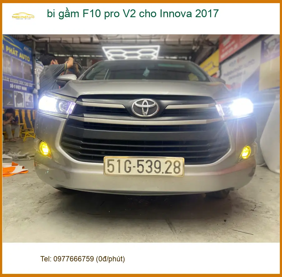 Anh Duy độ bi gầm F10 pro V2 cho Innova 2017 tại Quận 10