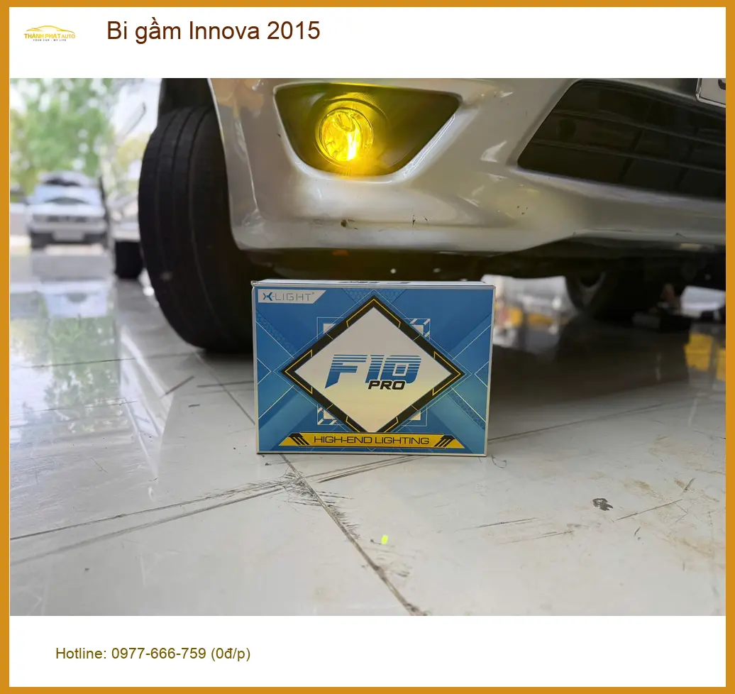 Anh Minh độ bi gầm Innova 2015 tại Quận 9 vì đi đường trường thiếu sáng