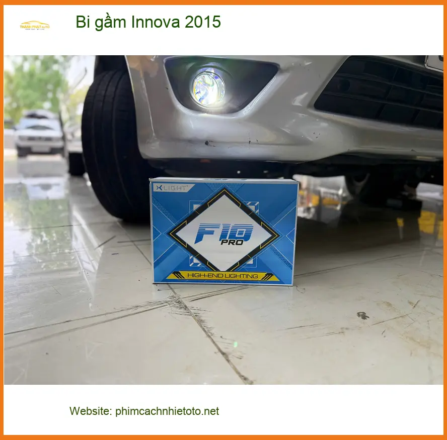 Anh Quang độ bi gầm Innova 2015 tại Cần Giờ để cải thiện tầm nhìn ban đêm ảnh thực tế 2