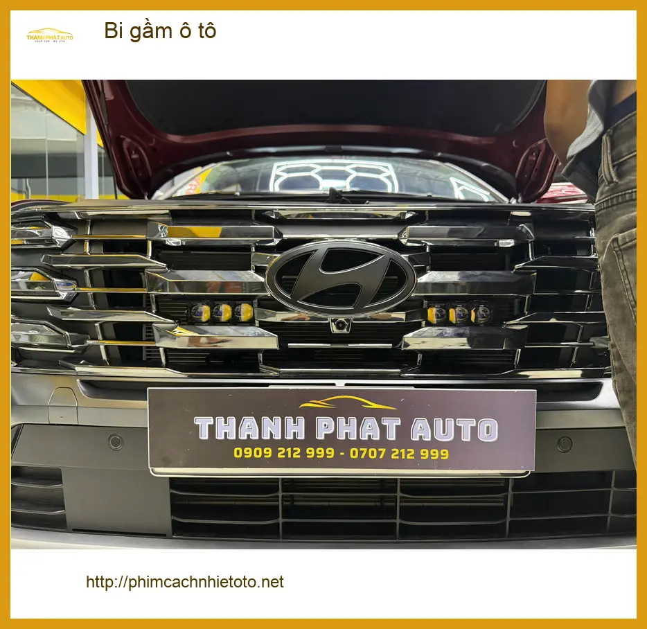Chú Cảnh độ bi gầm ô tô Hyundai Accent Quận Bình Tân vì đèn yếu ảnh thực tế 2