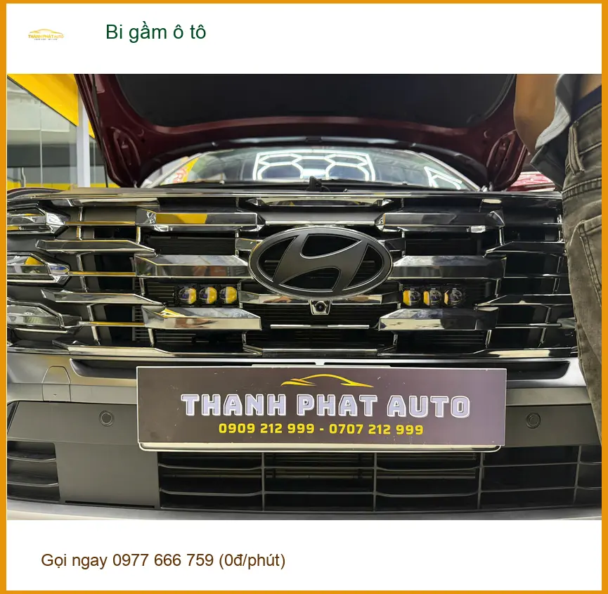 Anh Khôi độ bi gầm ô tô Hyundai Accent tại Quận 11 vì đèn zin mờ khi đi mưa đêm ảnh thực tế 4