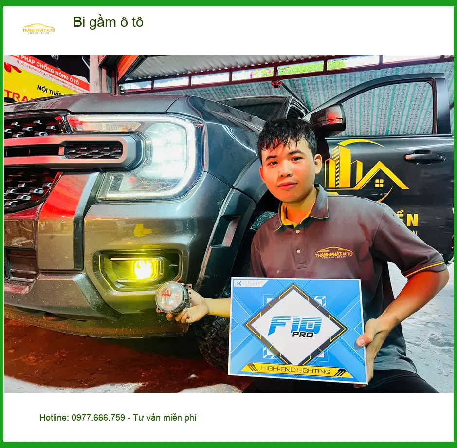 Anh Tùng lắp bi gầm ô tô Hyundai Accent tại Quận Thủ Đức chính hãng ảnh thực tế 4