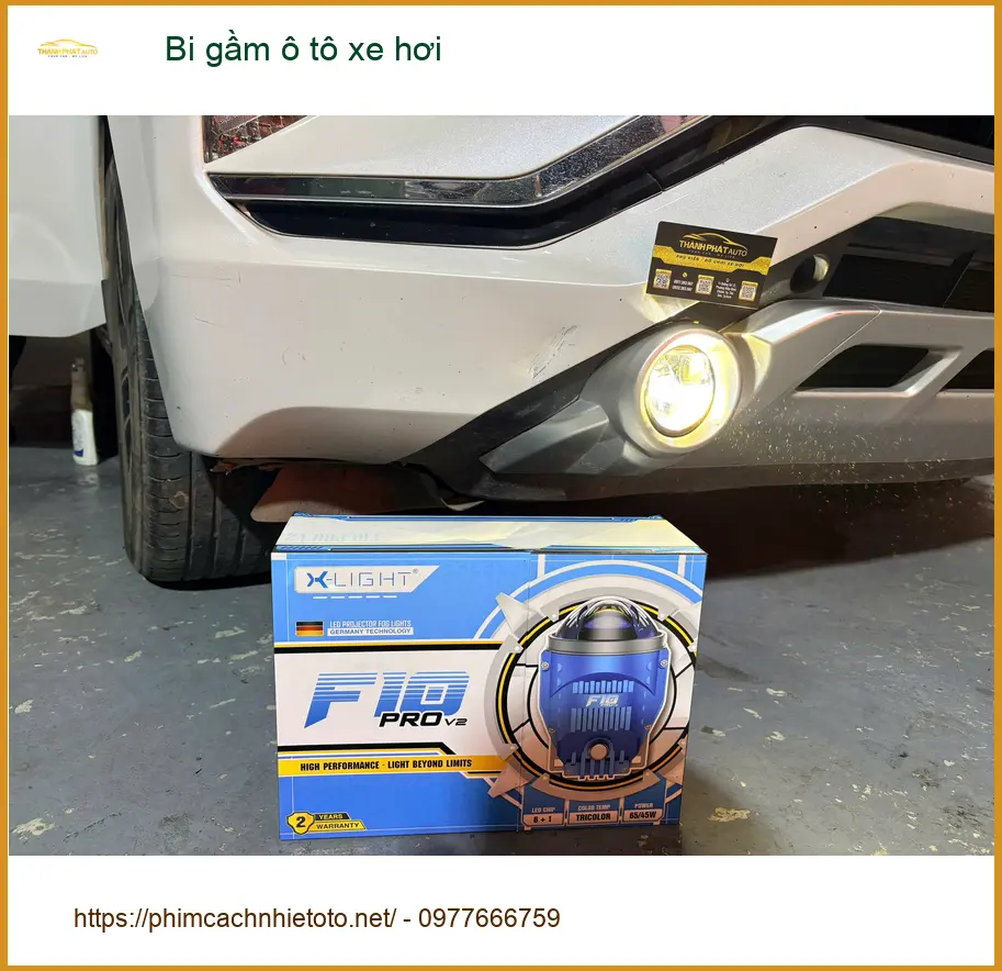 Anh Khải độ bi gầm ô tô Hyundai Accent tại Quận Bình Thạnh vì đèn zin quá yếu