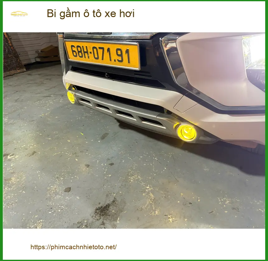 Anh Khải độ bi gầm ô tô Hyundai Accent tại Quận Bình Thạnh vì đèn zin quá yếu ảnh thực tế 2