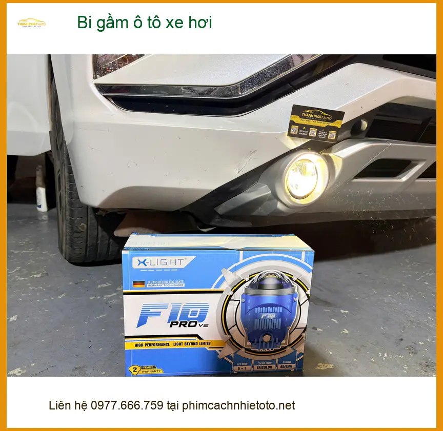 Anh Khải độ bi gầm ô tô Hyundai Accent tại Quận Bình Thạnh vì đèn zin quá yếu ảnh thực tế 4
