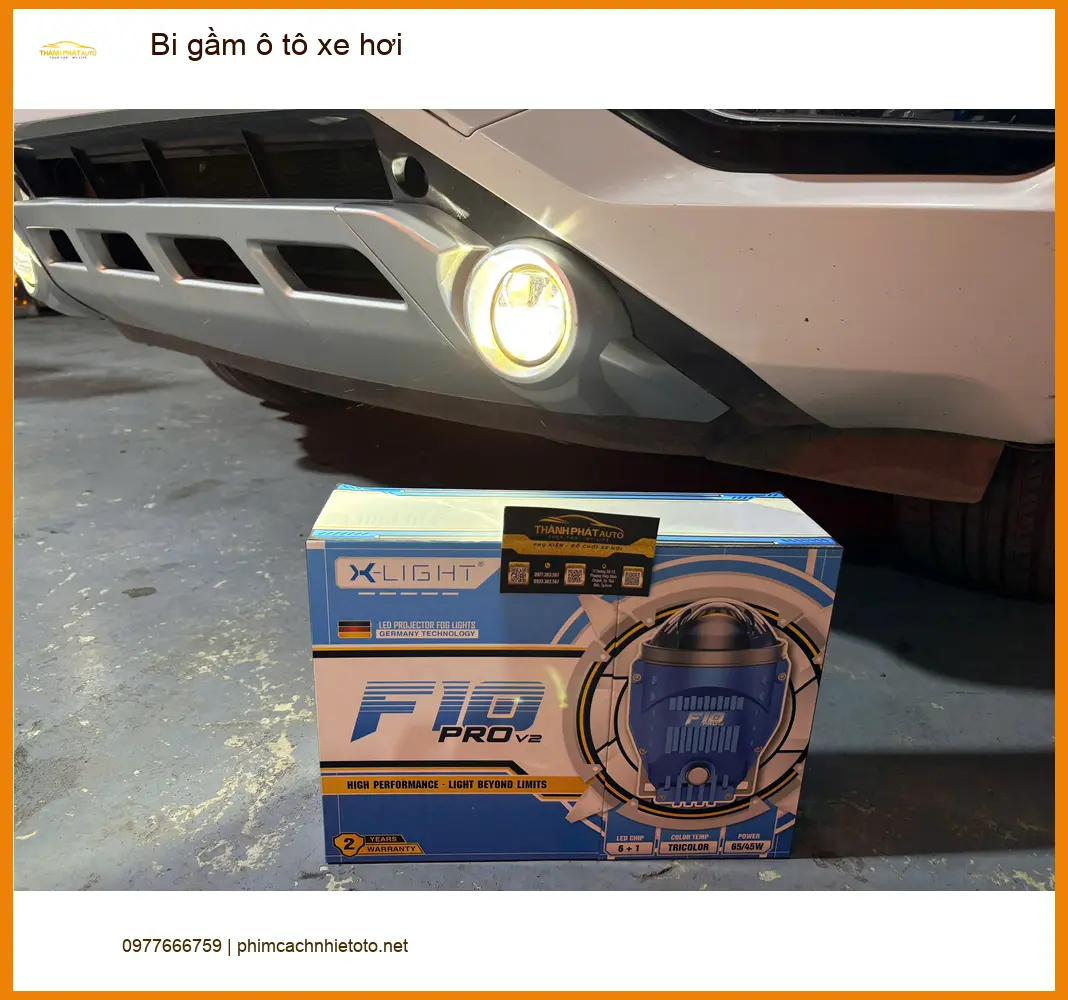 Anh Thành nâng cấp bi gầm ô tô Mitsubishi Triton ở Cần Giờ ảnh thực tế 2
