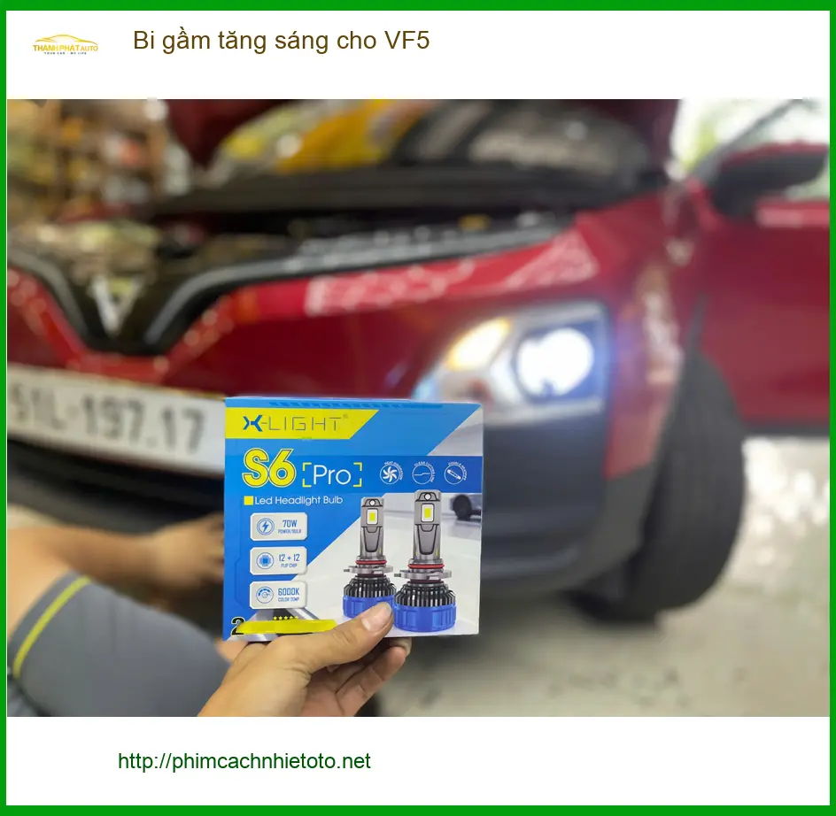 Anh Tuấn Anh độ bi gầm tăng sáng cho VF5 tại Quận 8 để cải thiện tầm nhìn ban đêm