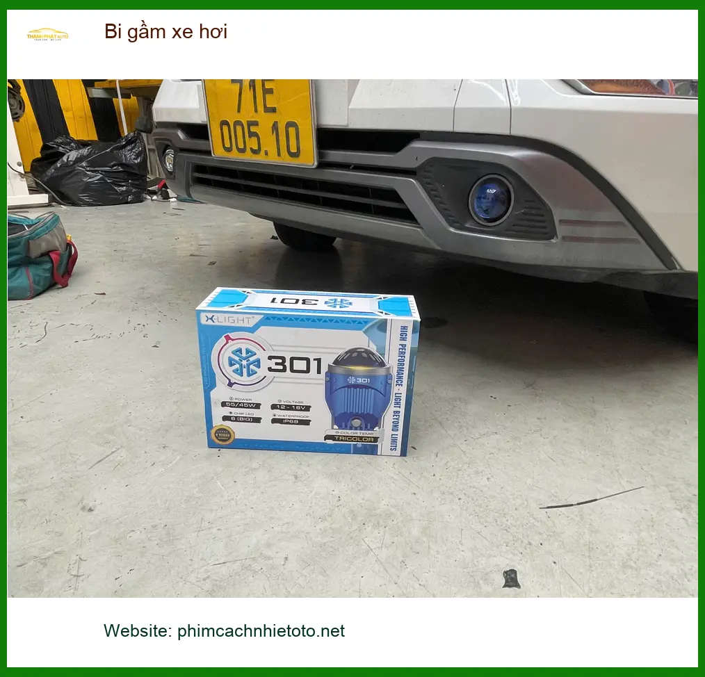 Anh Khang lắp bi gầm xe hơi Hyundai Accent tại Hóc Môn vì đèn zin không đủ sáng