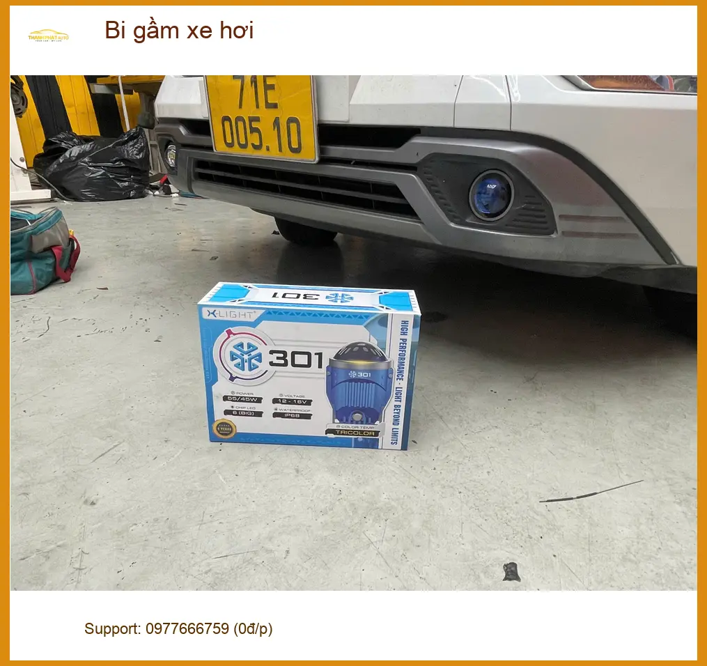 Độ bi gầm xe hơi Quận 3 uy tín cho Anh Tấn lái Mitsubishi Outlander ảnh thực tế 2