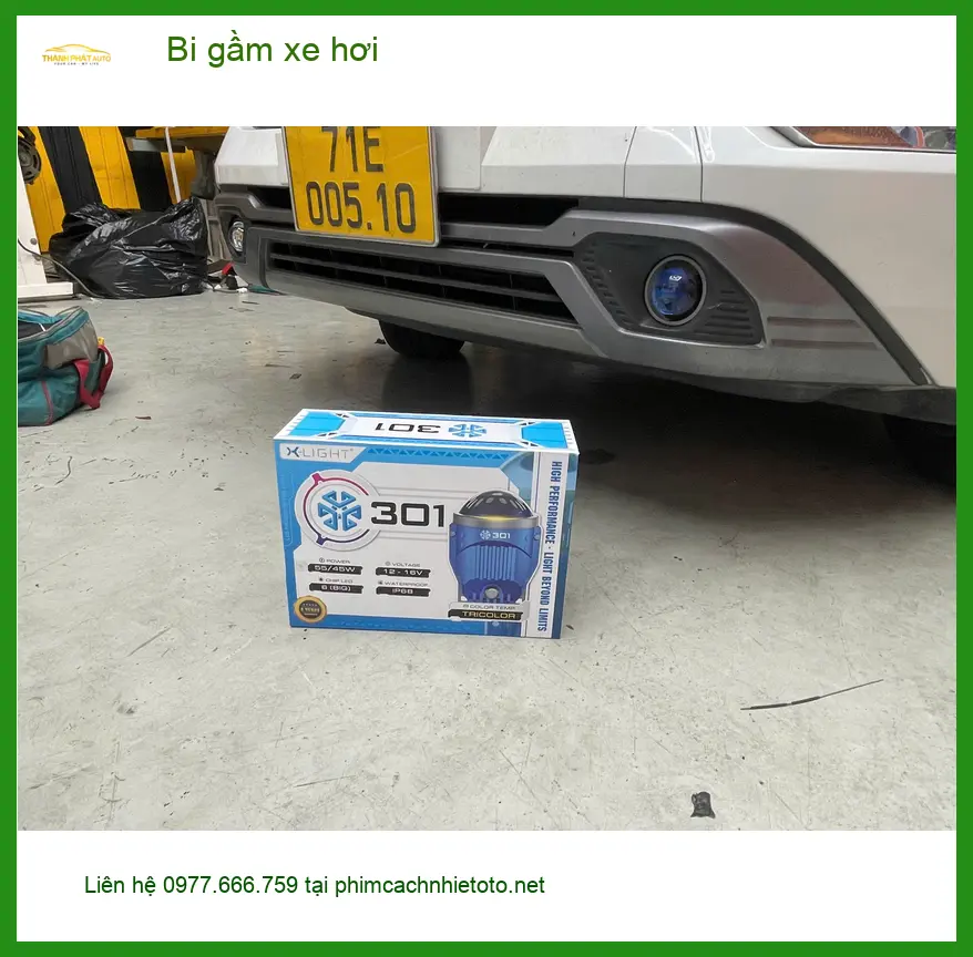 Chú Cường độ bi gầm xe hơi cho Mazda CX-5 vì đèn zin yếu, đi đêm ở Quận 9 ảnh thực tế 3