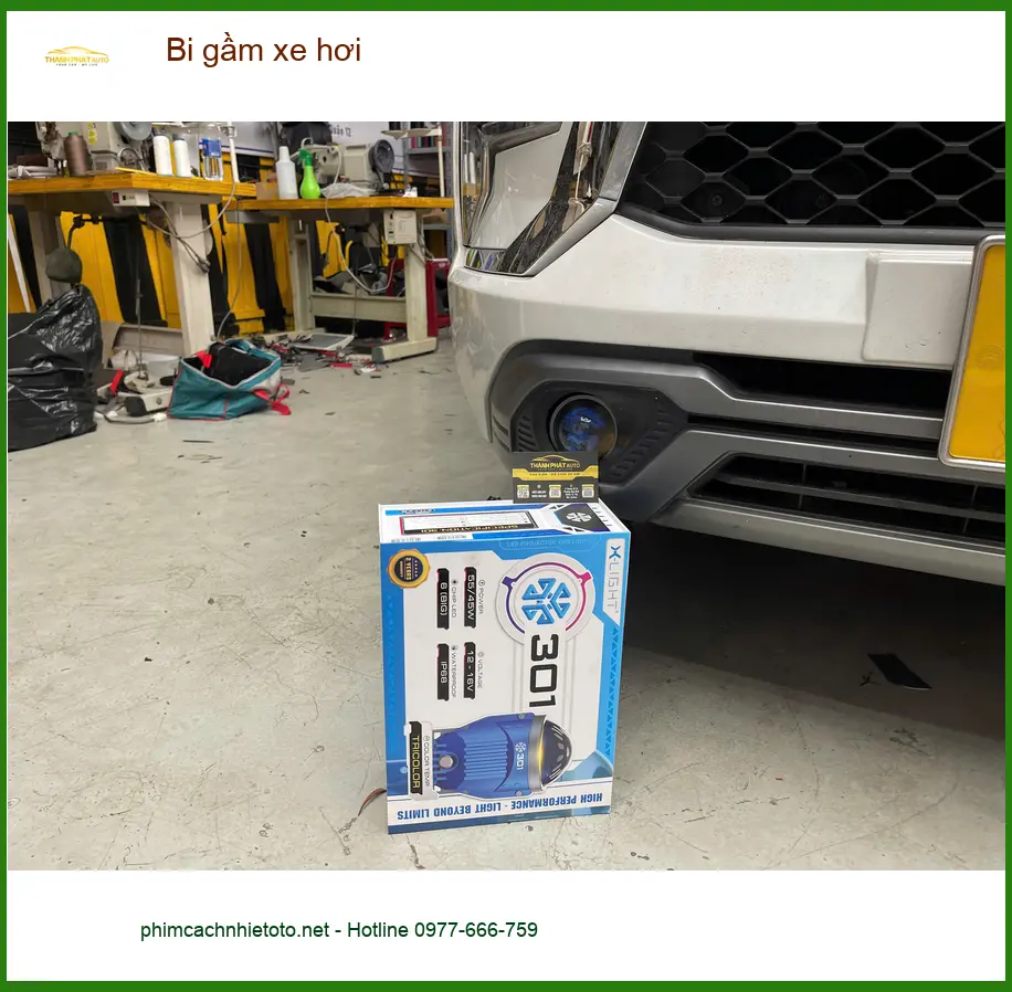 Độ bi gầm xe hơi Quận 3 uy tín cho Anh Tấn lái Mitsubishi Outlander ảnh thực tế 3