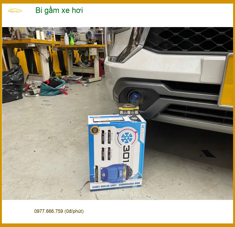 Anh Tú lắp bi gầm xe hơi cho Honda Civic tại Quận 8 vì đèn pha zin mờ