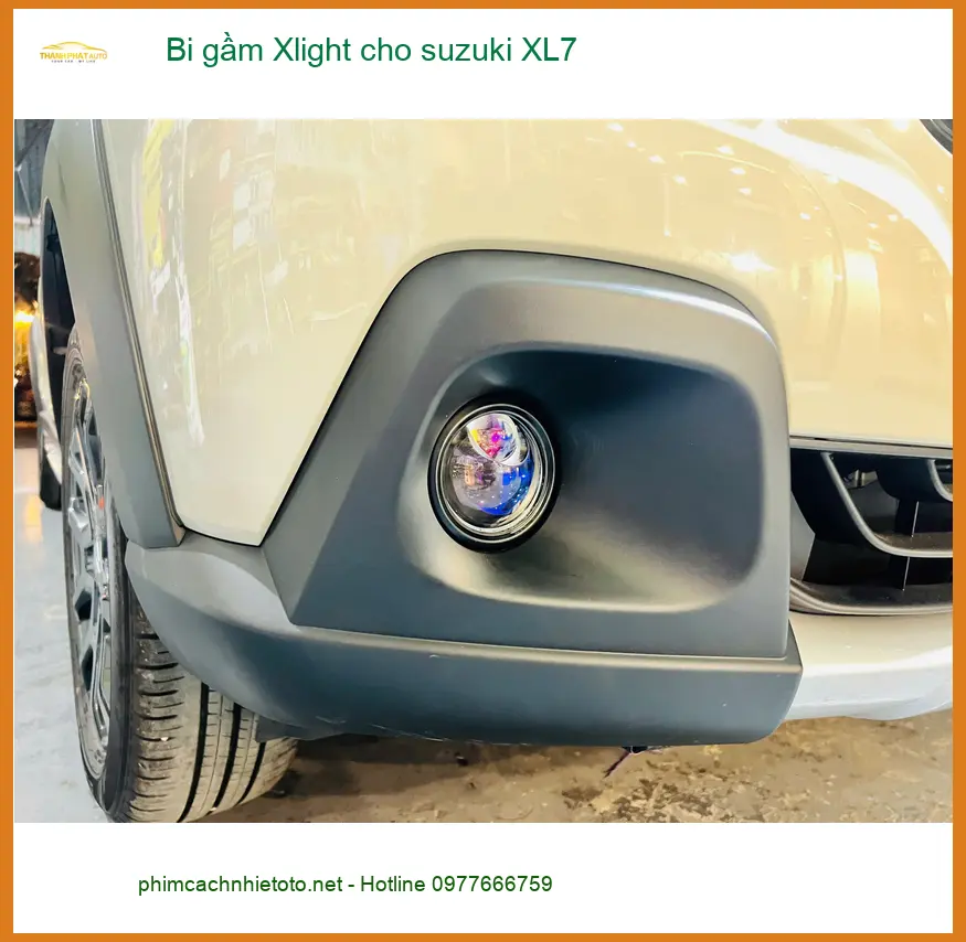 Chú Tấn nâng cấp bi gầm Xlight cho Suzuki XL7 tại Quận 1 vì đèn zin không đủ sáng