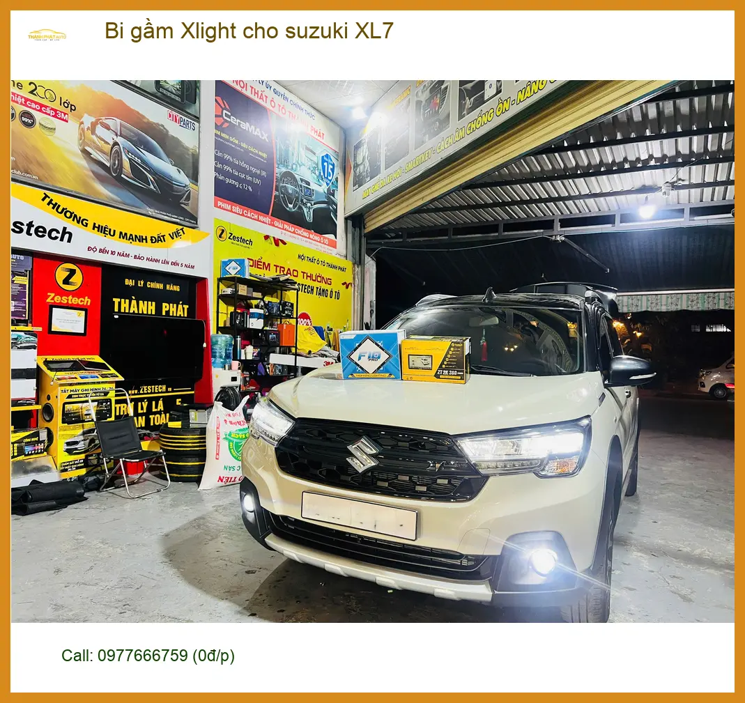 Anh Kiên độ bi gầm Xlight cho Suzuki XL7 tại Quận Phú Nhuận để sáng hơn ảnh thực tế 4