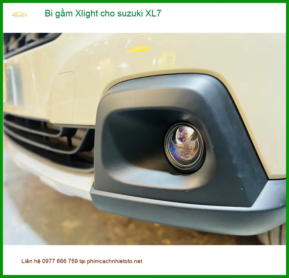 Anh Tấn nâng cấp bi gầm Xlight cho Suzuki XL7 tại Quận 4 vì đèn zin yếu
