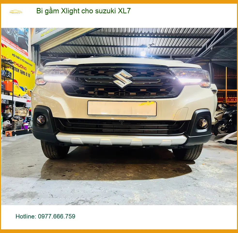 Anh Tấn nâng cấp bi gầm Xlight cho Suzuki XL7 tại Quận 4 vì đèn zin yếu ảnh thực tế 2
