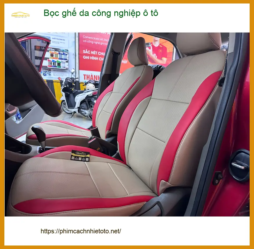 Anh Hải bọc ghế da công nghiệp ô tô Kia Carnival tại Quận 4. ảnh thực tế 2