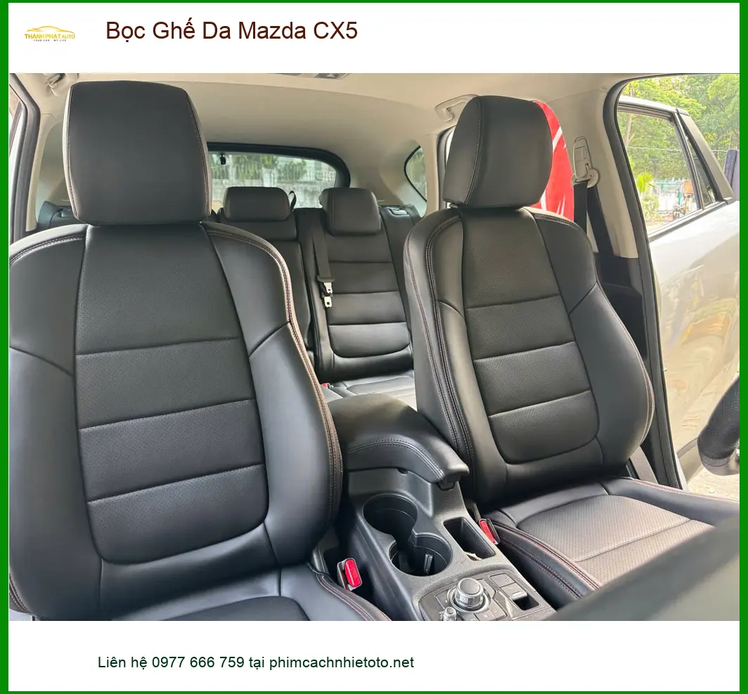 Anh Minh bọc ghế da Mazda CX5 Quận Thủ Đức để nội thất xe sạch sẽ, đẳng cấp hơn