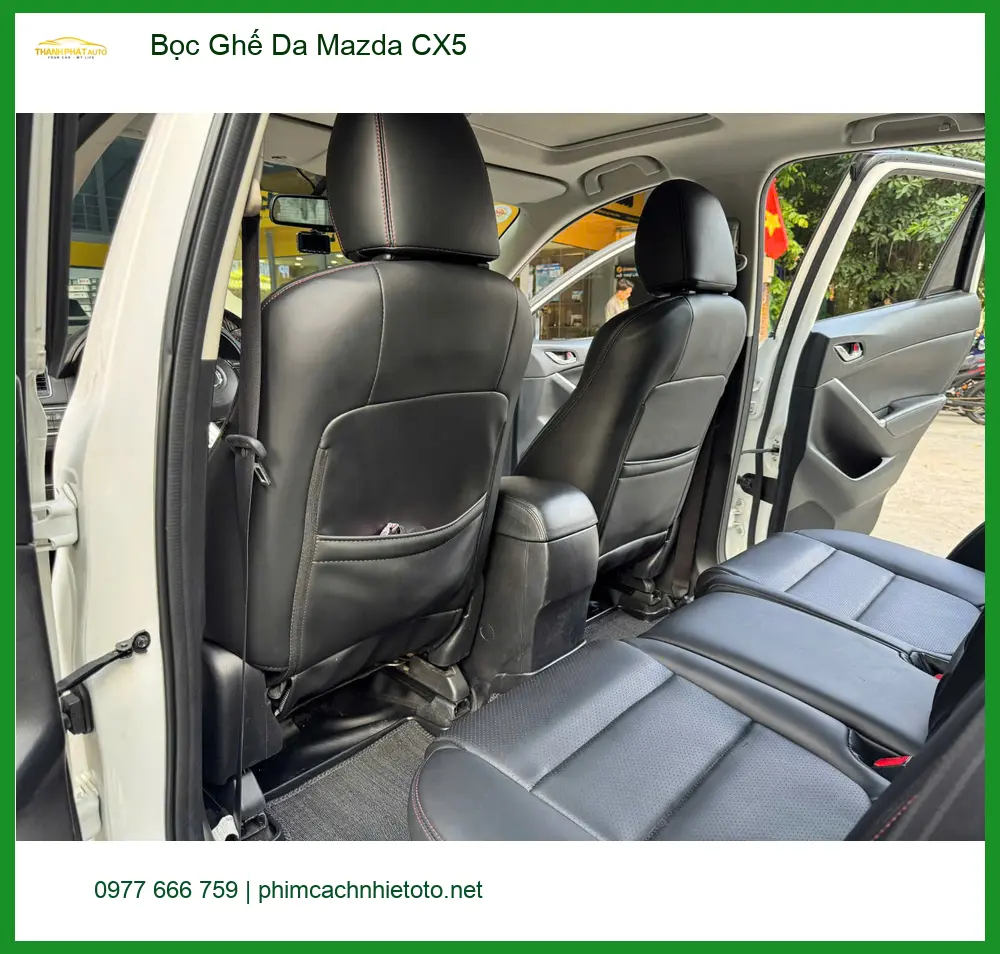 Anh Minh bọc ghế da Mazda CX5 Quận Thủ Đức để nội thất xe sạch sẽ, đẳng cấp hơn ảnh thực tế 2