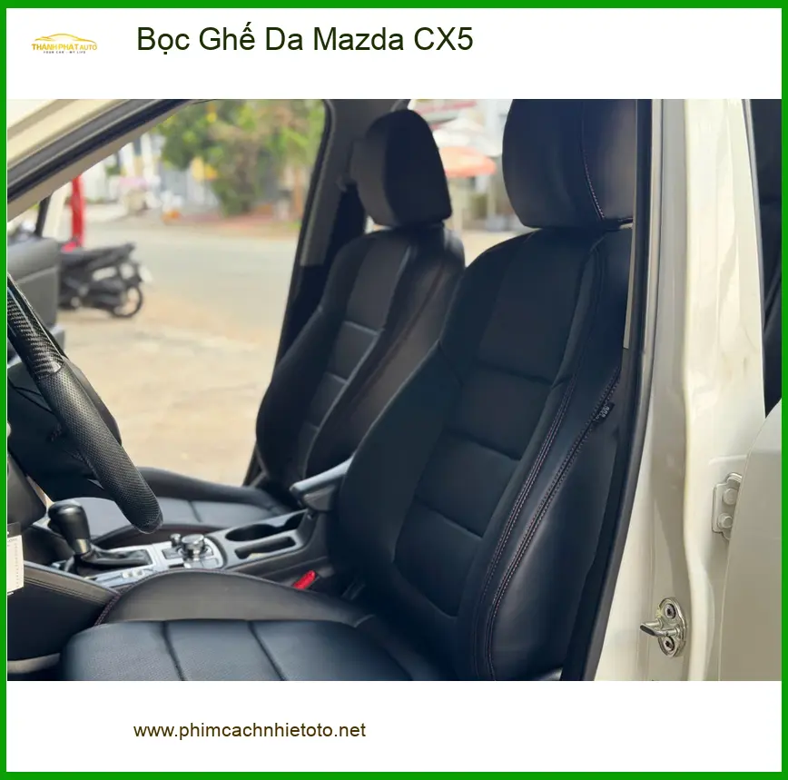 Anh Minh bọc ghế da Mazda CX5 Quận Thủ Đức để nội thất xe sạch sẽ, đẳng cấp hơn ảnh thực tế 3