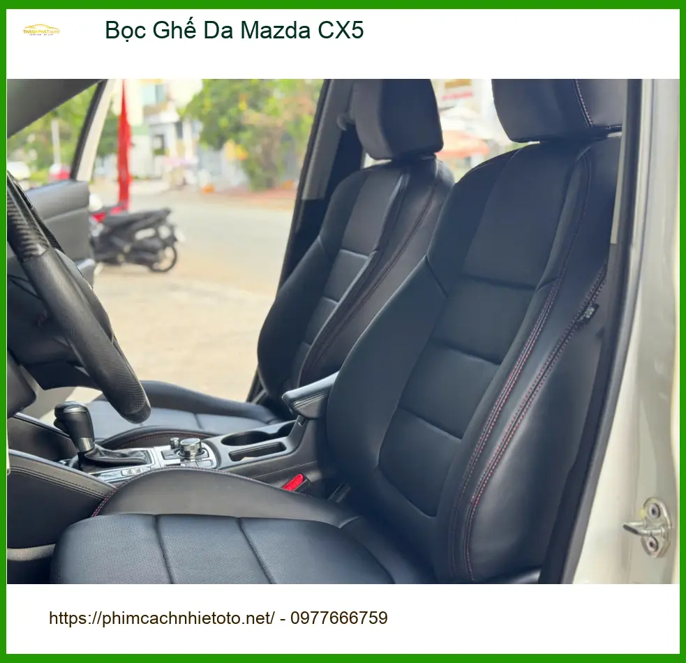 Anh Khang bọc ghế da Mazda CX5 Quận Tân Phú để nâng tầm không gian xe. ảnh thực tế 3