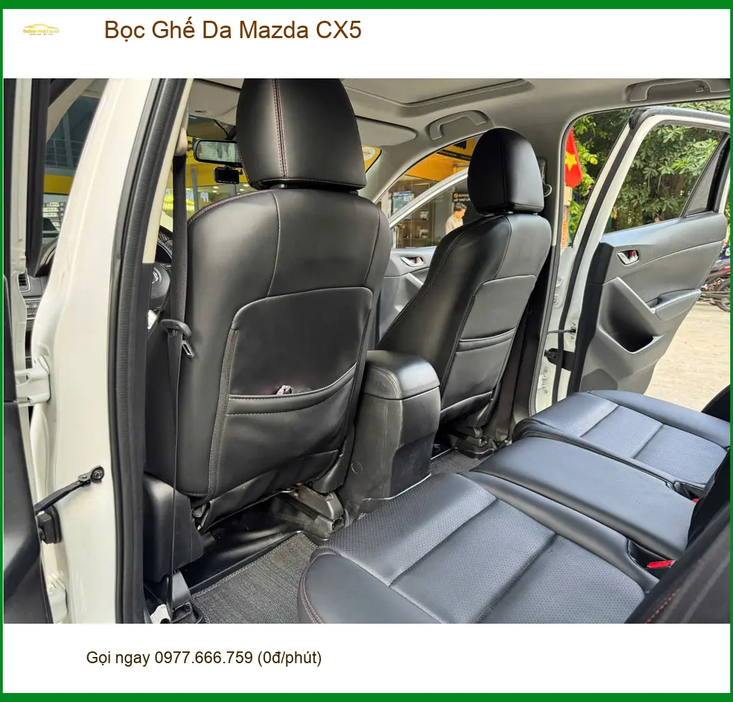 Anh Khang bọc ghế da Mazda CX5 Quận Tân Phú để nâng tầm không gian xe. ảnh thực tế 4
