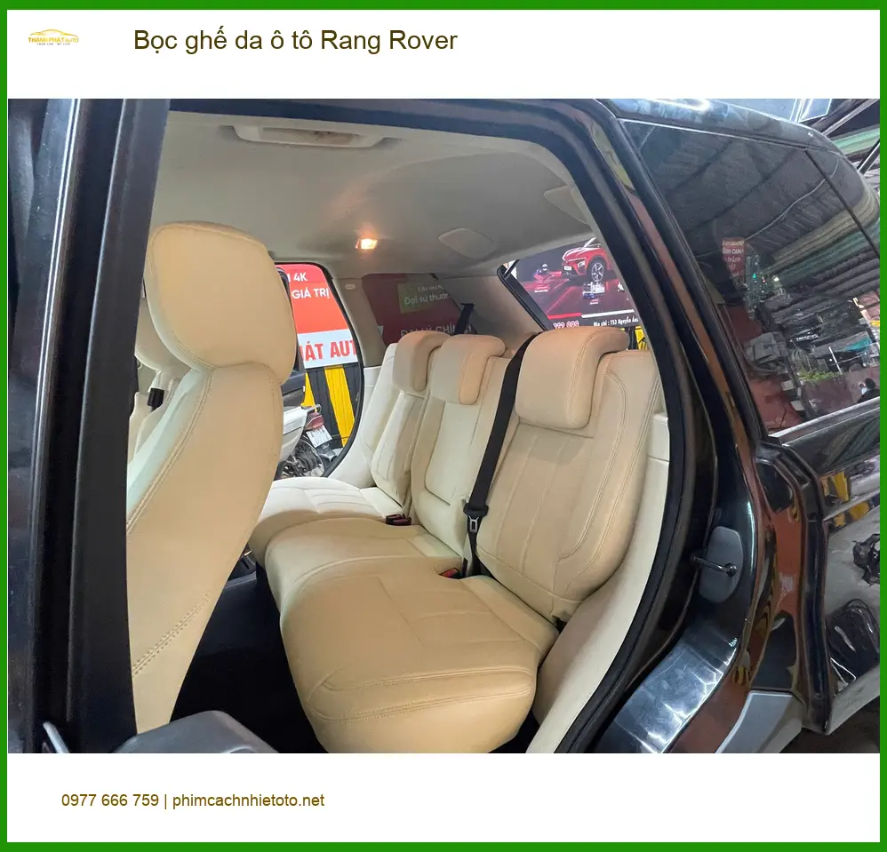 Anh Cường bọc ghế da ô tô Rang Rover ở Hóc Môn cho xe sang trọng hơn ảnh thực tế 2