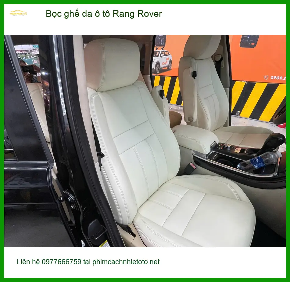 Anh Cường bọc ghế da ô tô Rang Rover ở Hóc Môn cho xe sang trọng hơn ảnh thực tế 3