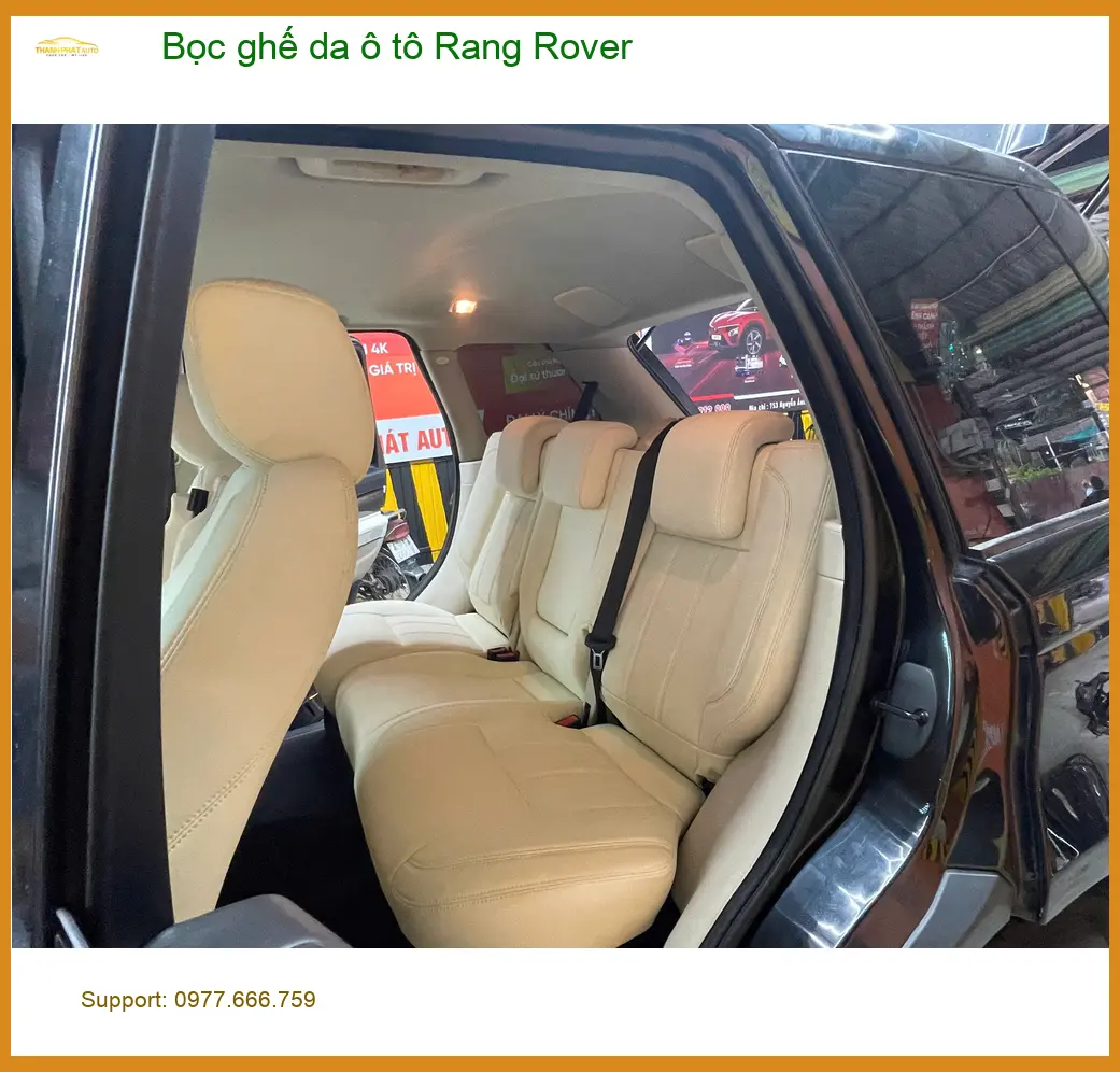Anh Huy bọc ghế da ô tô Rang Rover Evoque Quận 12 để nâng tầm không gian nội thất ảnh thực tế 3