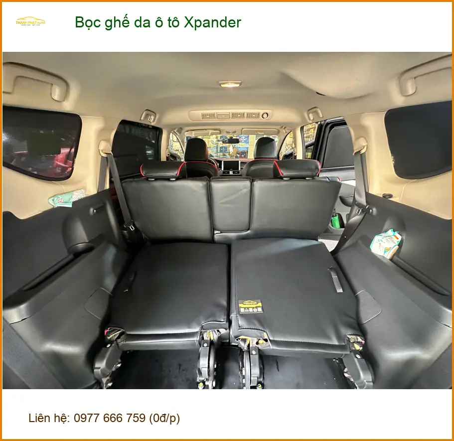 Anh Minh bọc ghế da ô tô Xpander tại Nhà Bè để xe trông sang trọng hơn ảnh thực tế 3