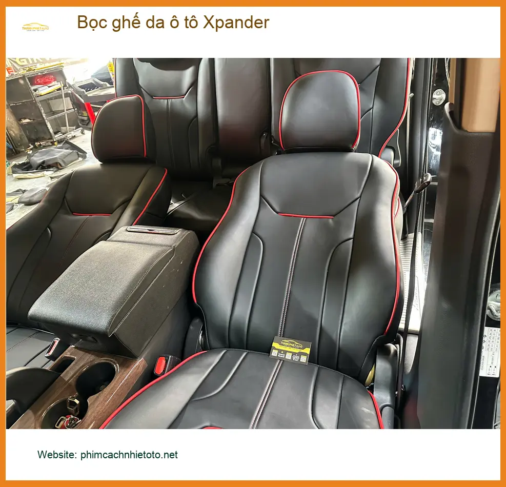 Anh Minh bọc ghế da ô tô Xpander tại Quận 9 để nội thất sang trọng và bền đẹp ảnh thực tế 3
